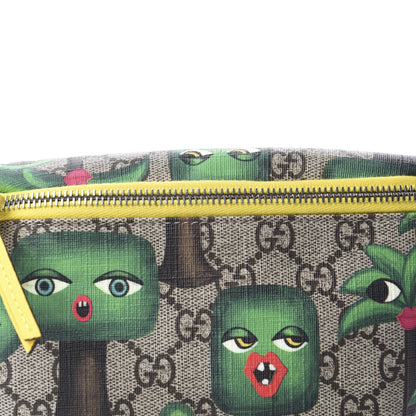 Gucci GG Supreme Monogram Smiling Plants Childrens Belt Bag Multicolor 10 of 10