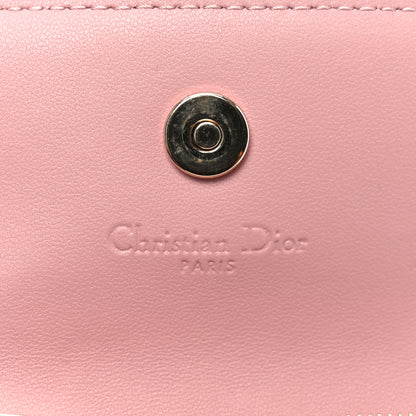 Christian Dior Lambskin Cannage Miss Dior Glycine Wallet Pink 6 of 7