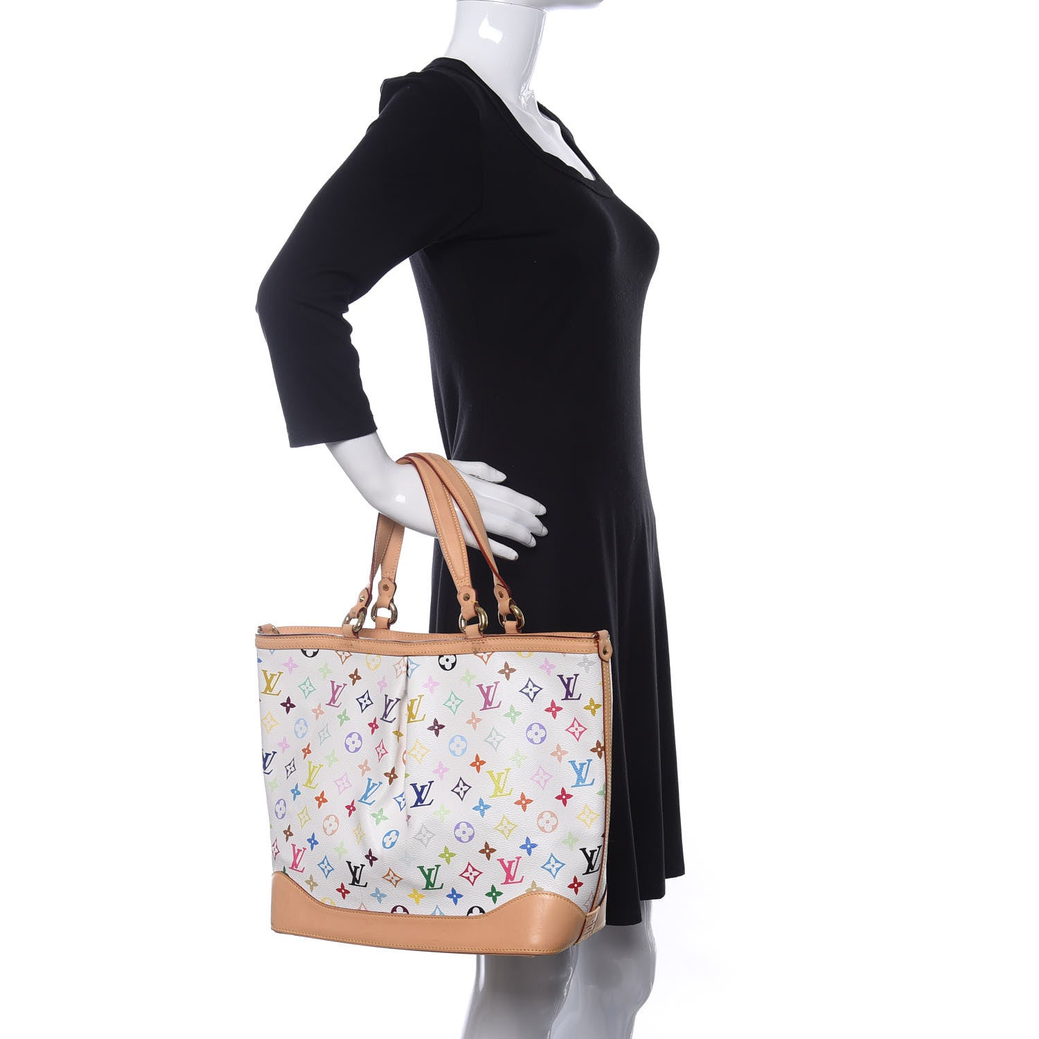 Louis Vuitton Monogram Multicolor Sharleen MM White 2 of 15