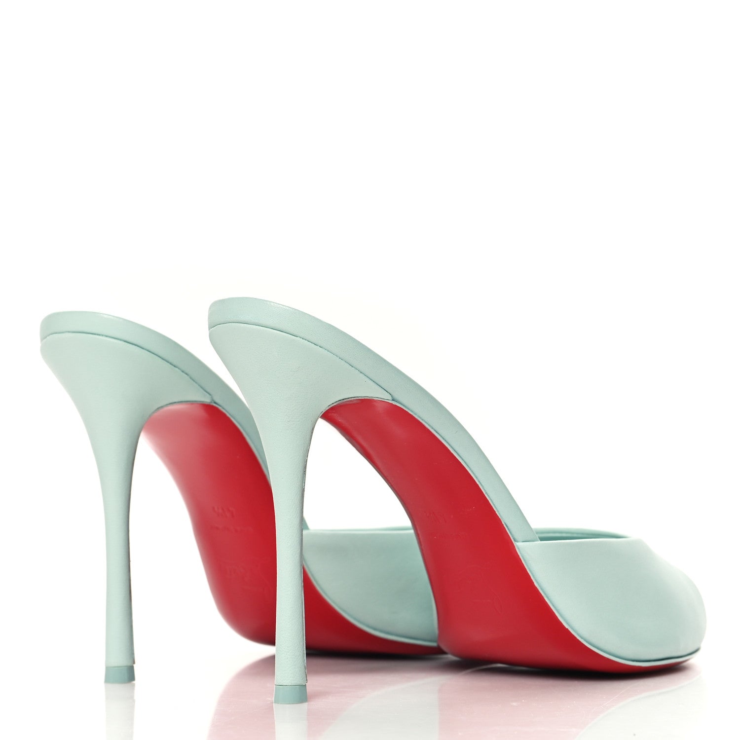 Christian Louboutin Nappa Me Dolly 100 Sandals 41.5 Iceberg 5 of 9
