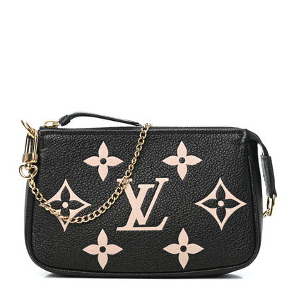 Louis Vuitton Empreinte Monogram Giant Mini Pochette Accessories Black 1 of 6