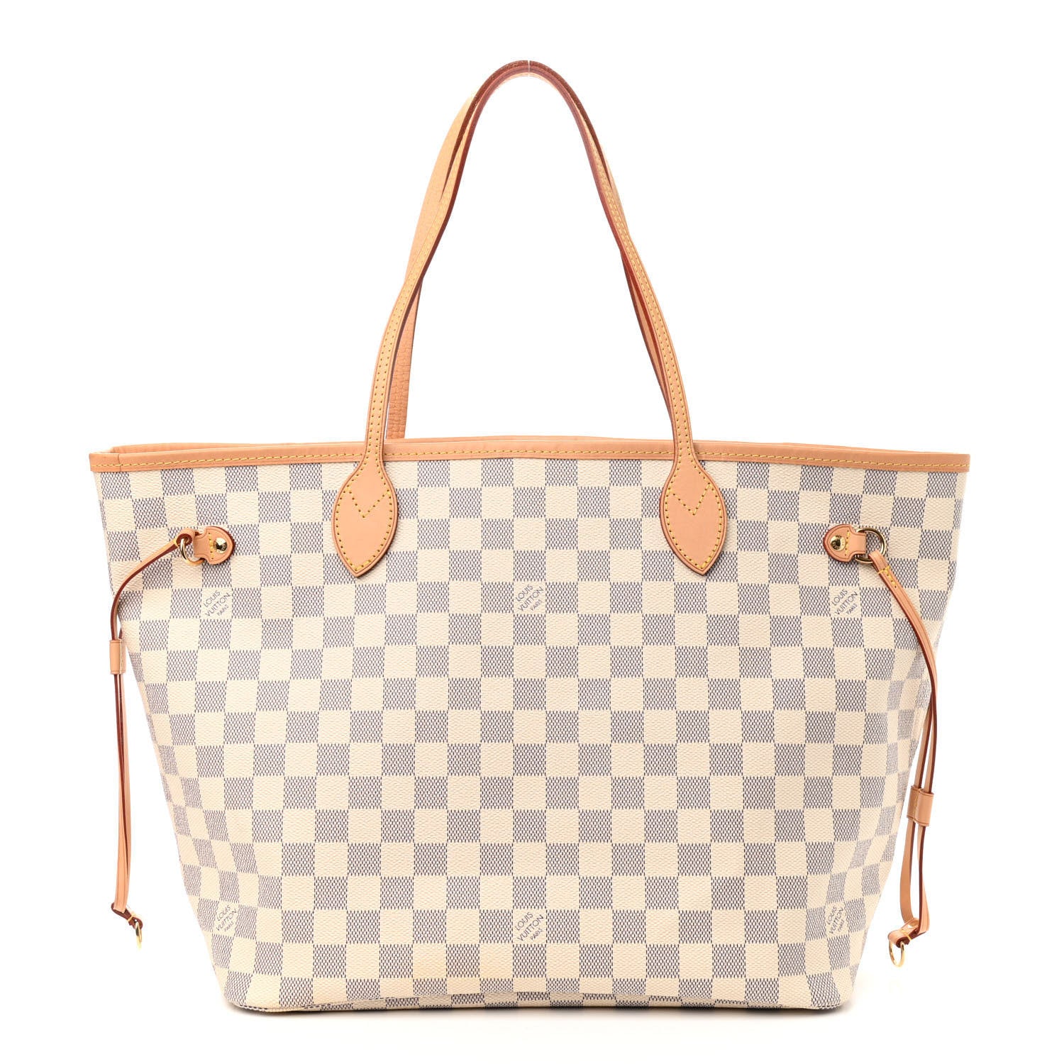 Louis Vuitton Damier Azur Neo Neverfull MM Rose Ballerine 1 of 11