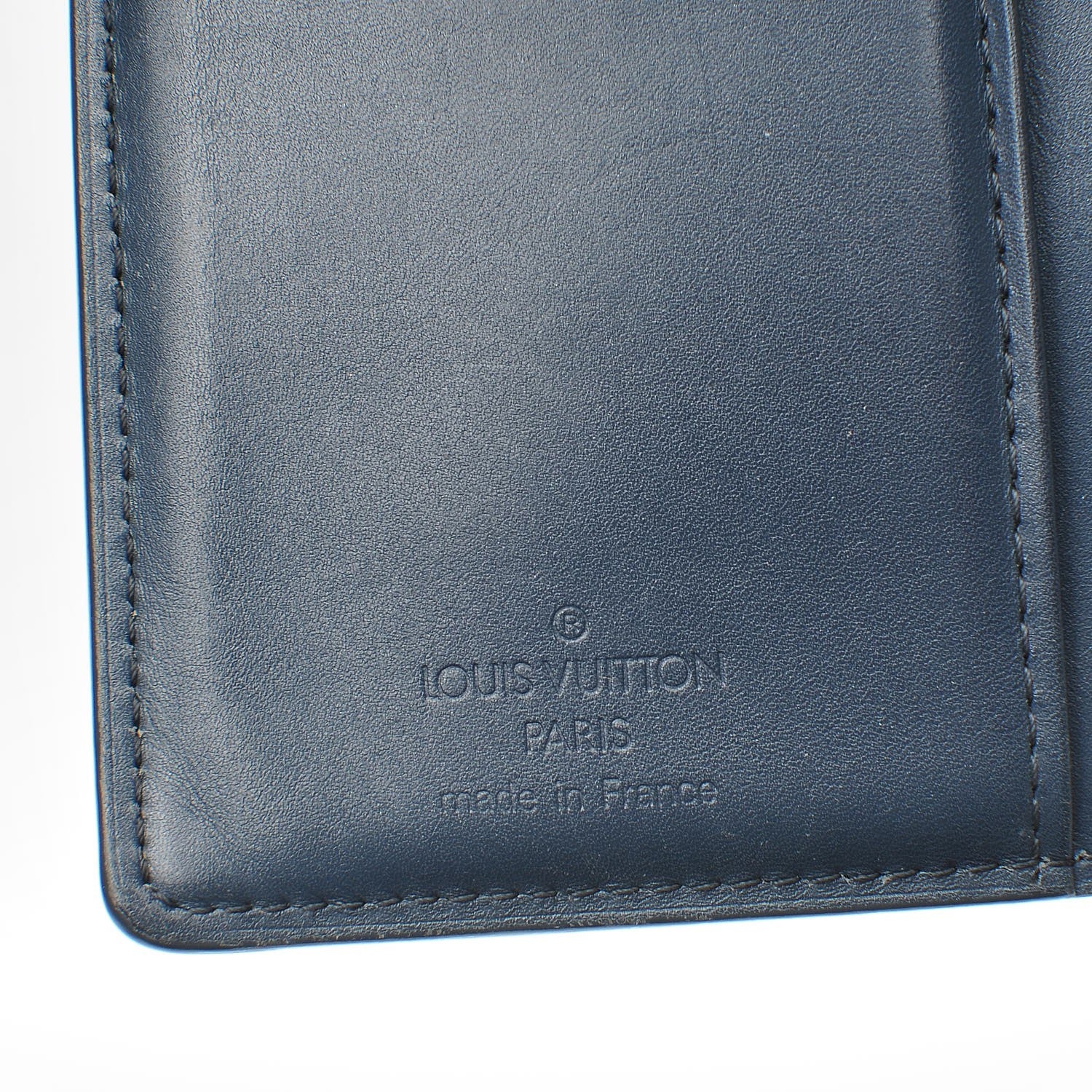 Louis Vuitton Mat Monogram French Purse Wallet Blue 7 of 9