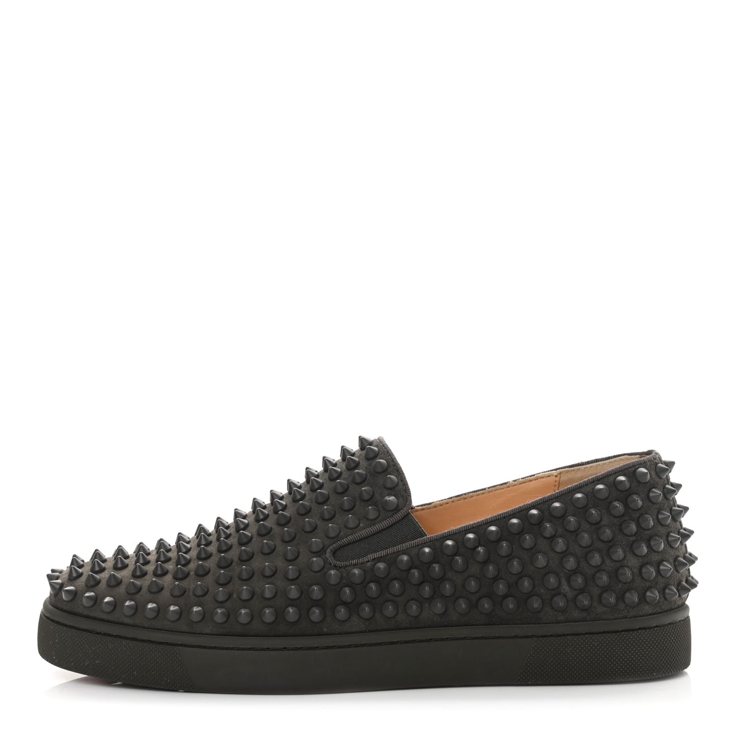 Veau Velours Spikes Mens Roller Boat Flat 40 Ombre