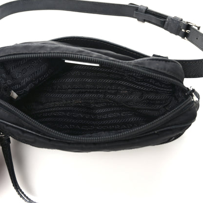 Prada Tessuto Nylon Saffiano Belt Bag Black 5 of 13