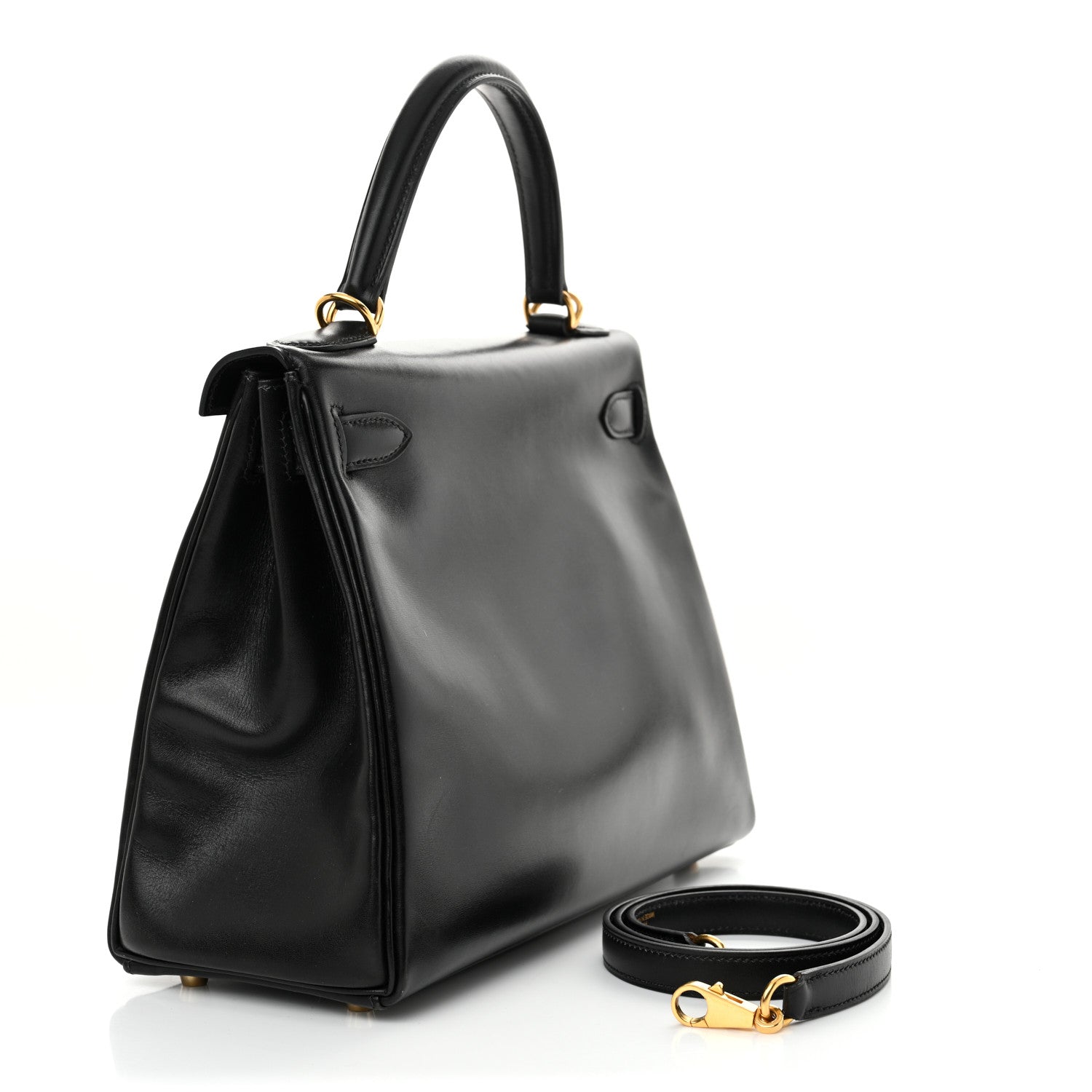 Hermes Box Kelly Retourne 28 Black 3 of 13