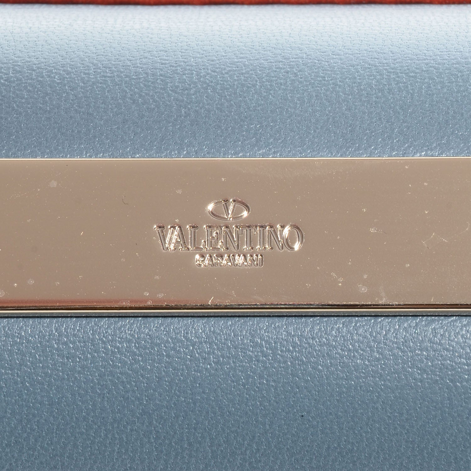 Valentino Garavani Nappa Colorblock Va Va Voom Shoulder Bag Sky Blue 8 of 8