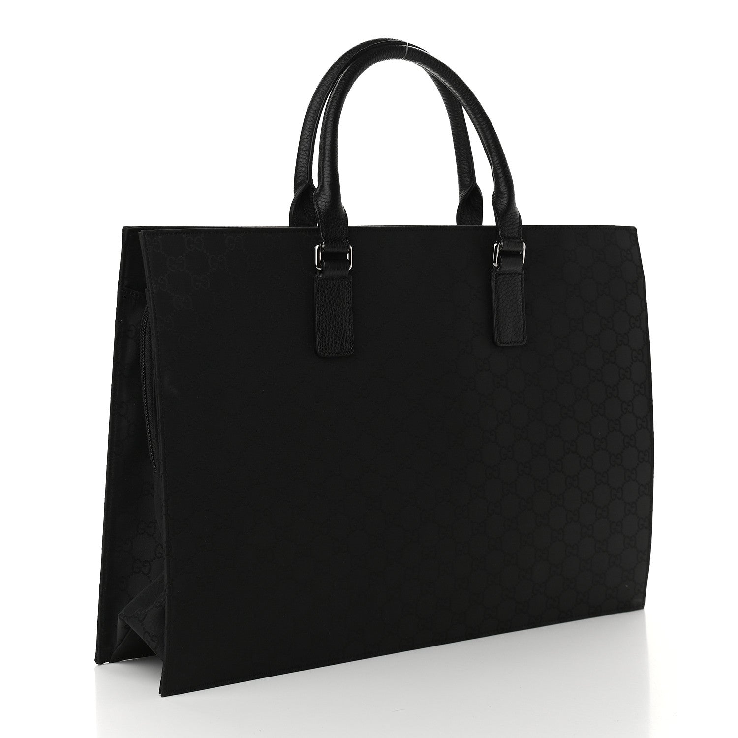 Gucci Nylon Monogram Executive Bag Black 2 of 11