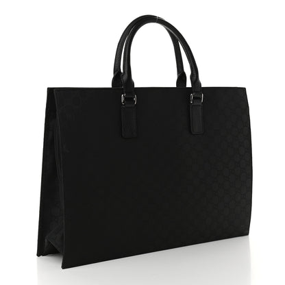 Gucci Nylon Monogram Executive Bag Black 2 of 11