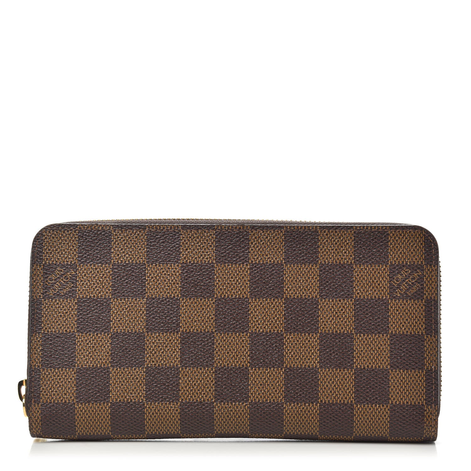 Louis Vuitton Damier Ebene Zippy Wallet Rose Ballerine 1 of 8