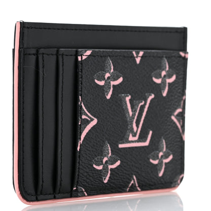 Louis Vuitton Monogram Fall for You LV Side-Up Card Holder Black 3 of 7