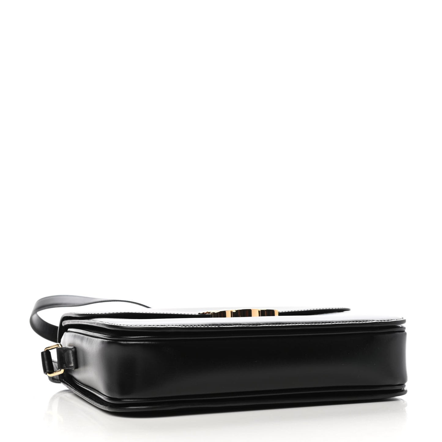 Shiny Calfskin Medium Triomphe Black