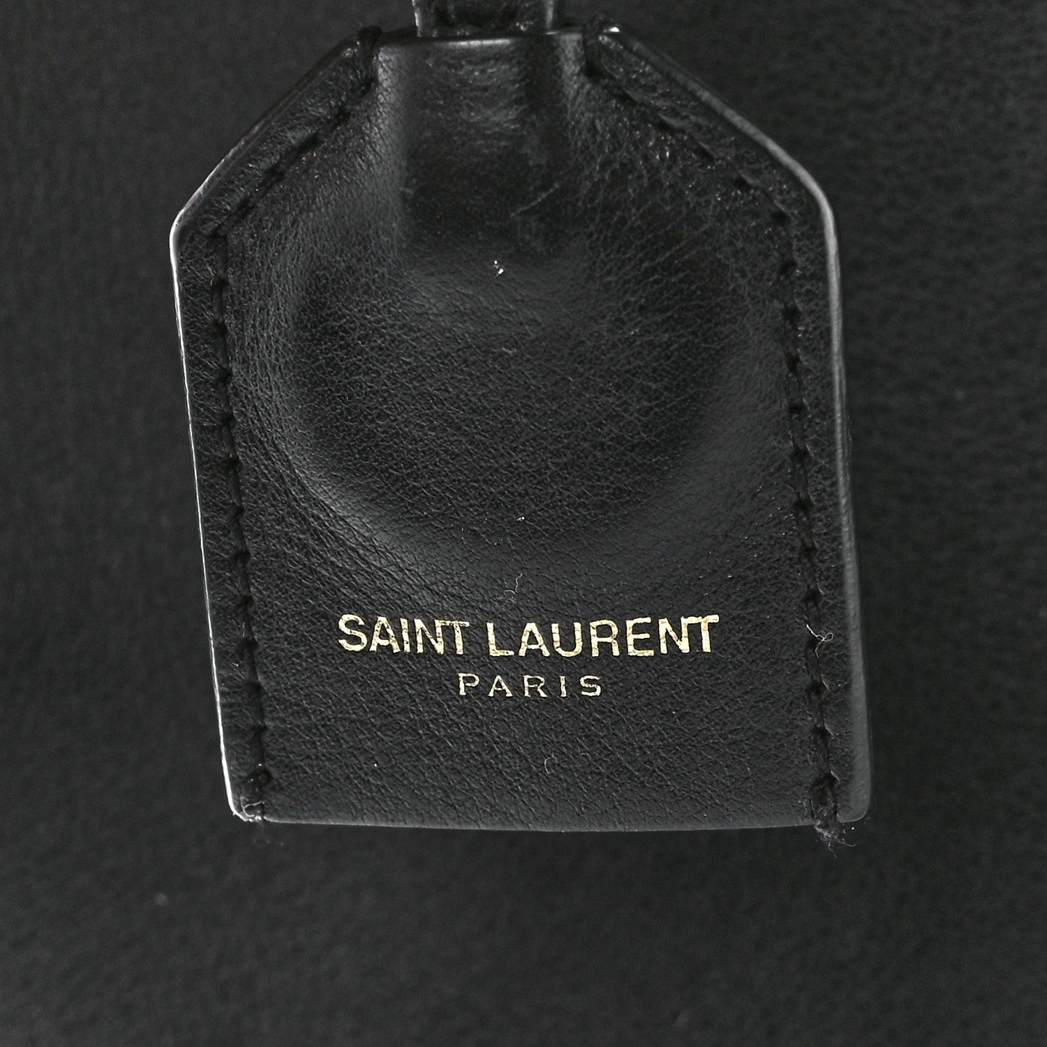 Saint Laurent Calfskin Monogram Baby Cabas Black 8 of 12