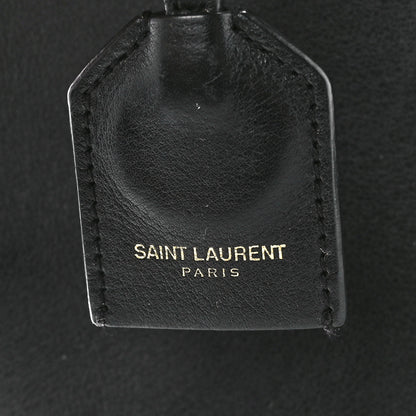 Saint Laurent Calfskin Monogram Baby Cabas Black 8 of 12