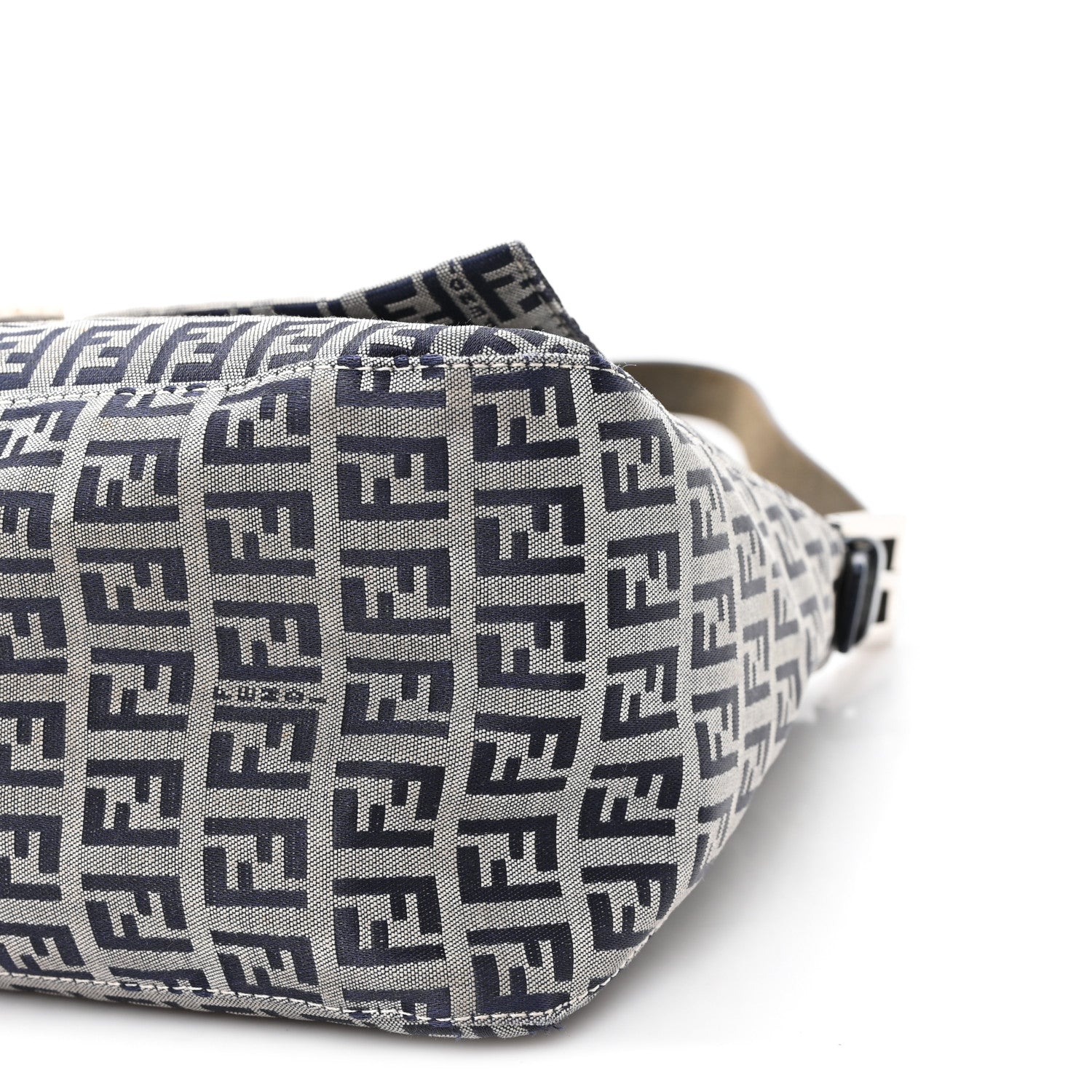 Fendi Zucchino Mama Baguette Navy 9 of 10