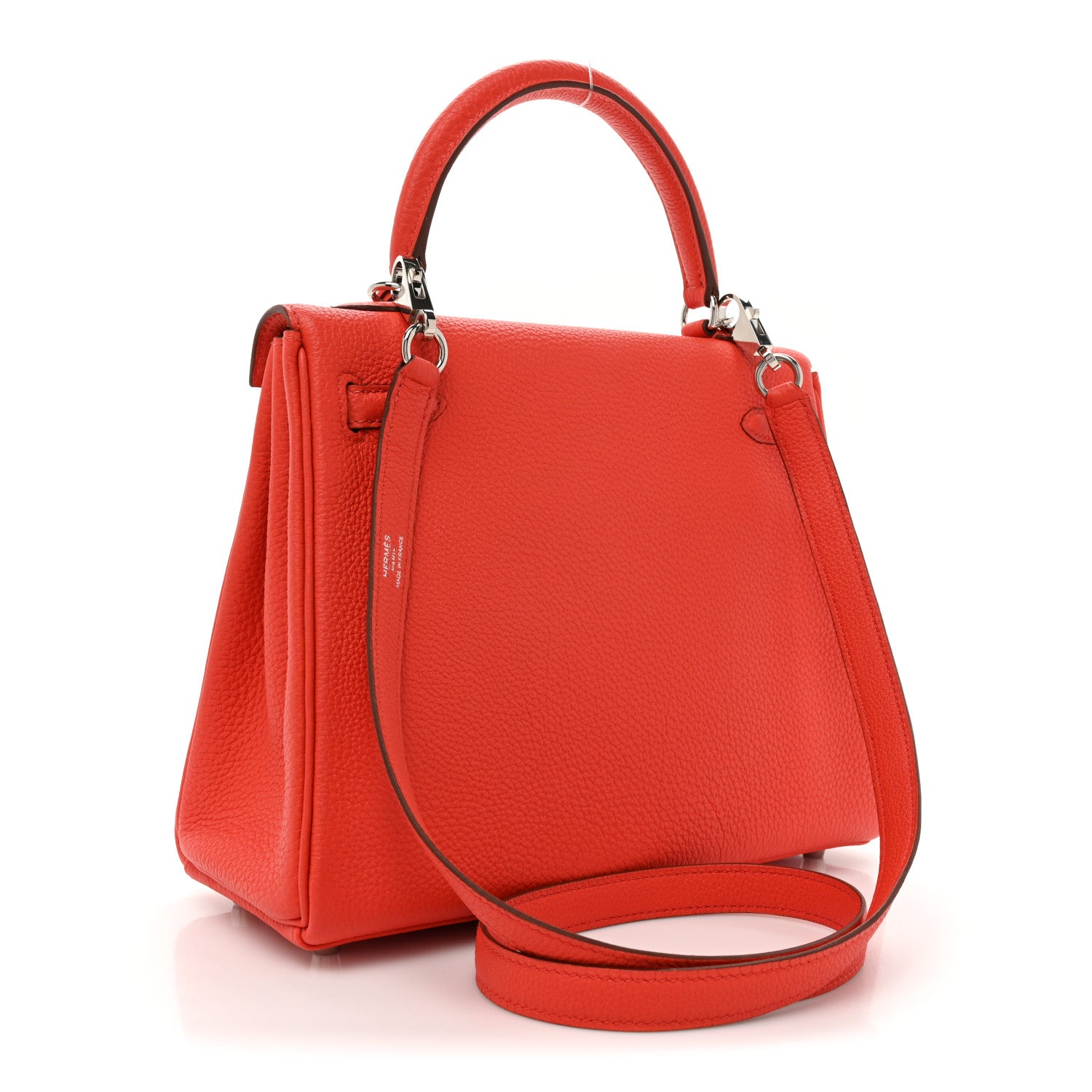 Hermes Togo Kelly Retourne 25 Capucine 3 of 9