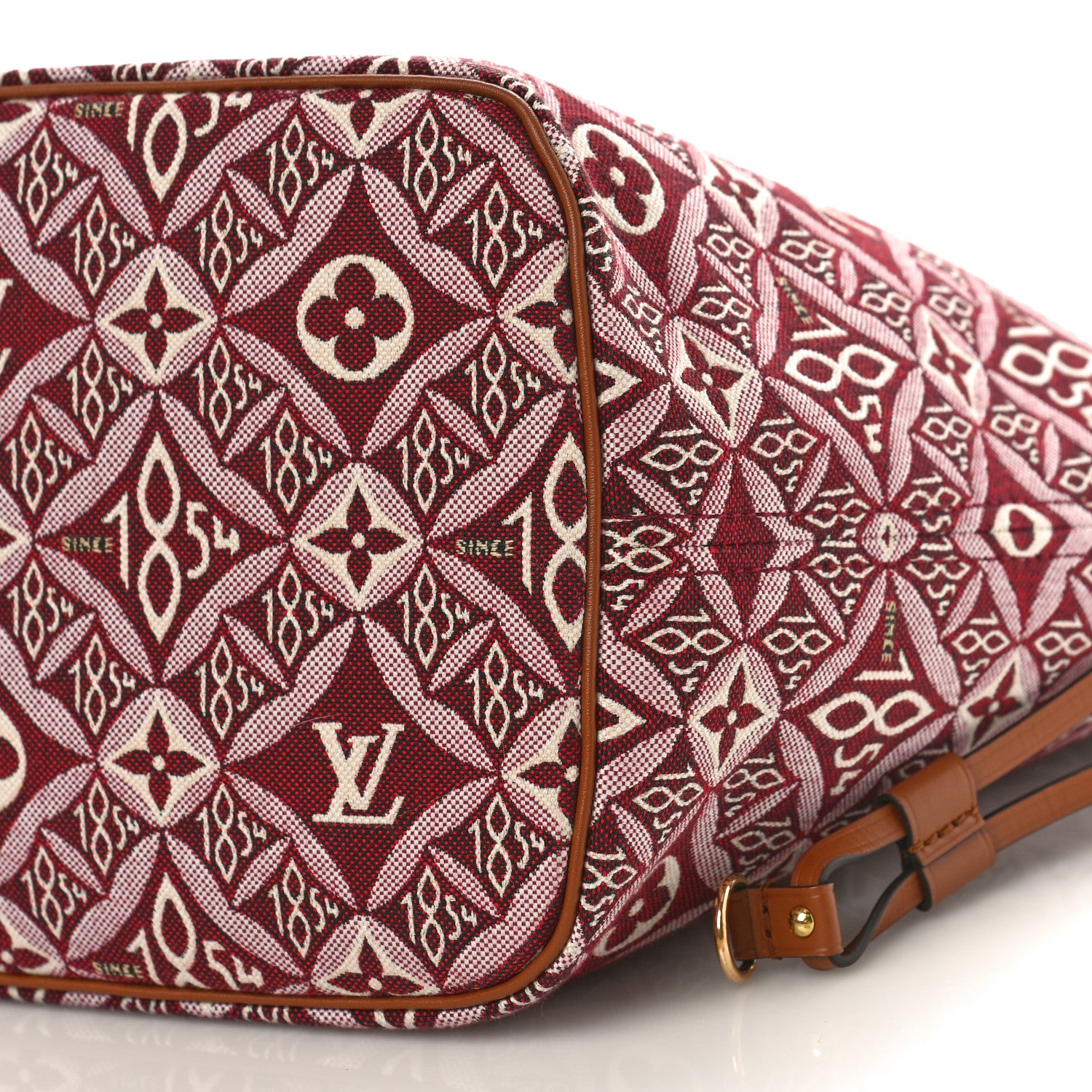 Louis Vuitton Jacquard Since 1854 Neverfull MM Bordeaux 9 of 9