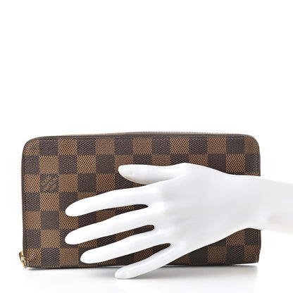 Louis Vuitton Damier Ebene Zippy Organizer Wallet 2 of 13