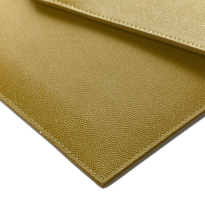 Saint Laurent Grain De Poudre Uptown Pouch Olive 9 of 9