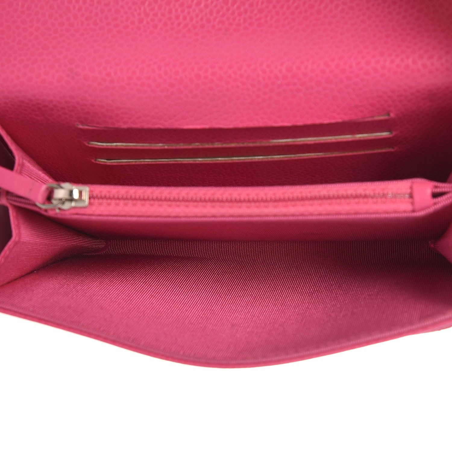 Chanel Caviar Quilted Small Flap Wallet Pink 5 of 8