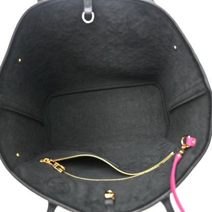 Louis Vuitton Empreinte Spring In The City Neverfull MM Black White Pink 6 of 10