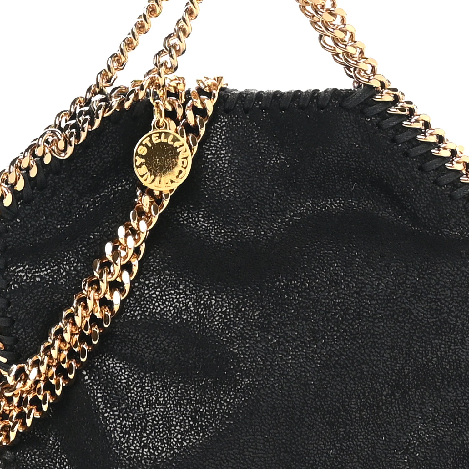 Stella McCartney Shaggy Deer Tiny Falabella Tote Black 6 of 8