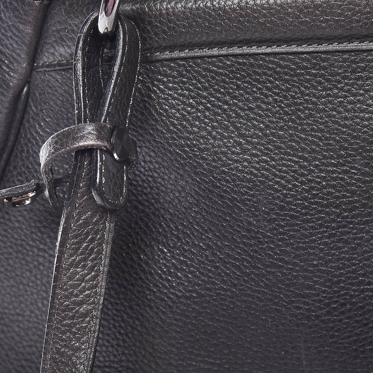 Calfskin Shoulder Bag Black