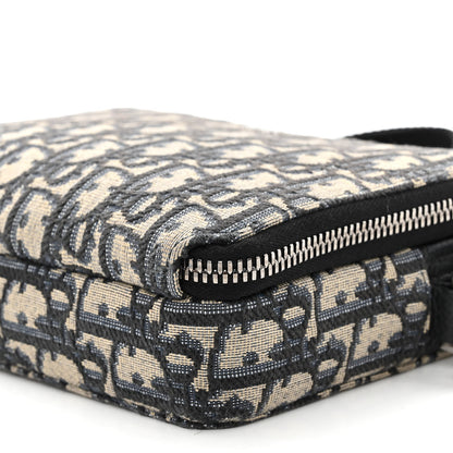 Christian Dior Oblique Pouch Navy Blue 10 of 10