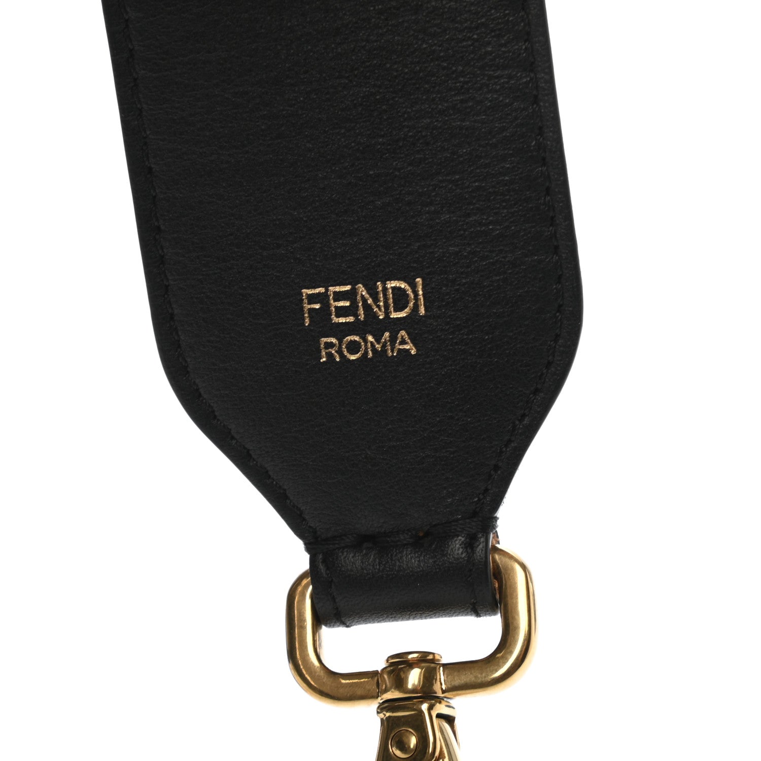 Fendi Velvet Tapestry FF Strap You Tobacco 3 of 4