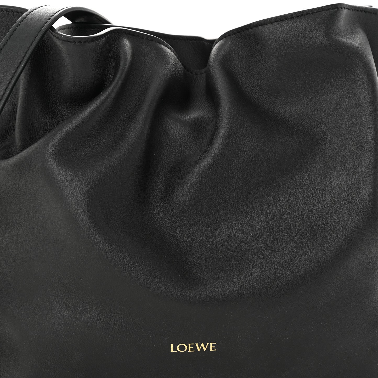 Nappa Flamenco Knot Clutch Black