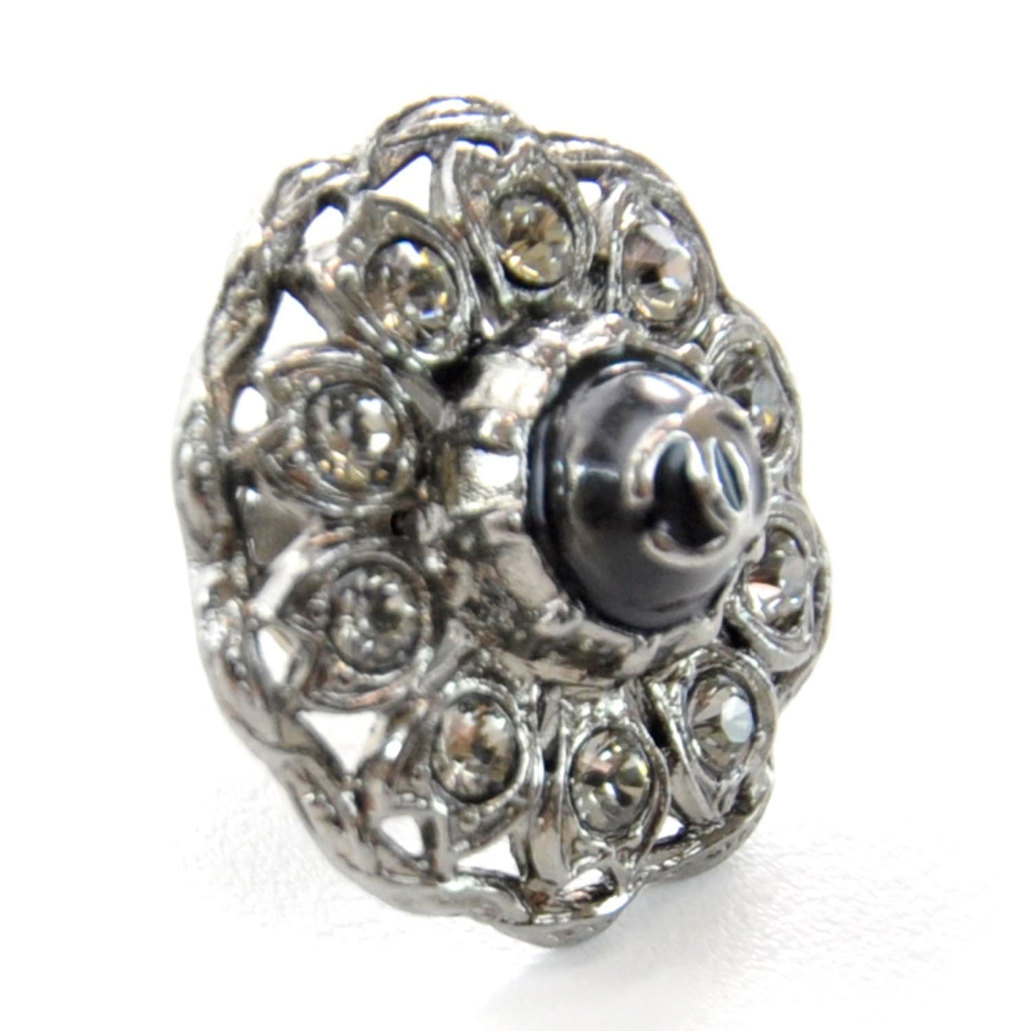 Swarovski Crystal CC Brooch