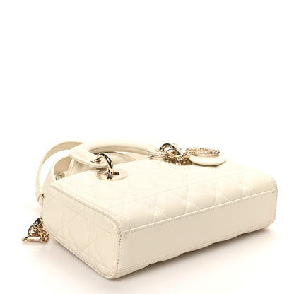 Christian Dior Lambskin Cannage Small Lady D-Joy Latte 4 of 10