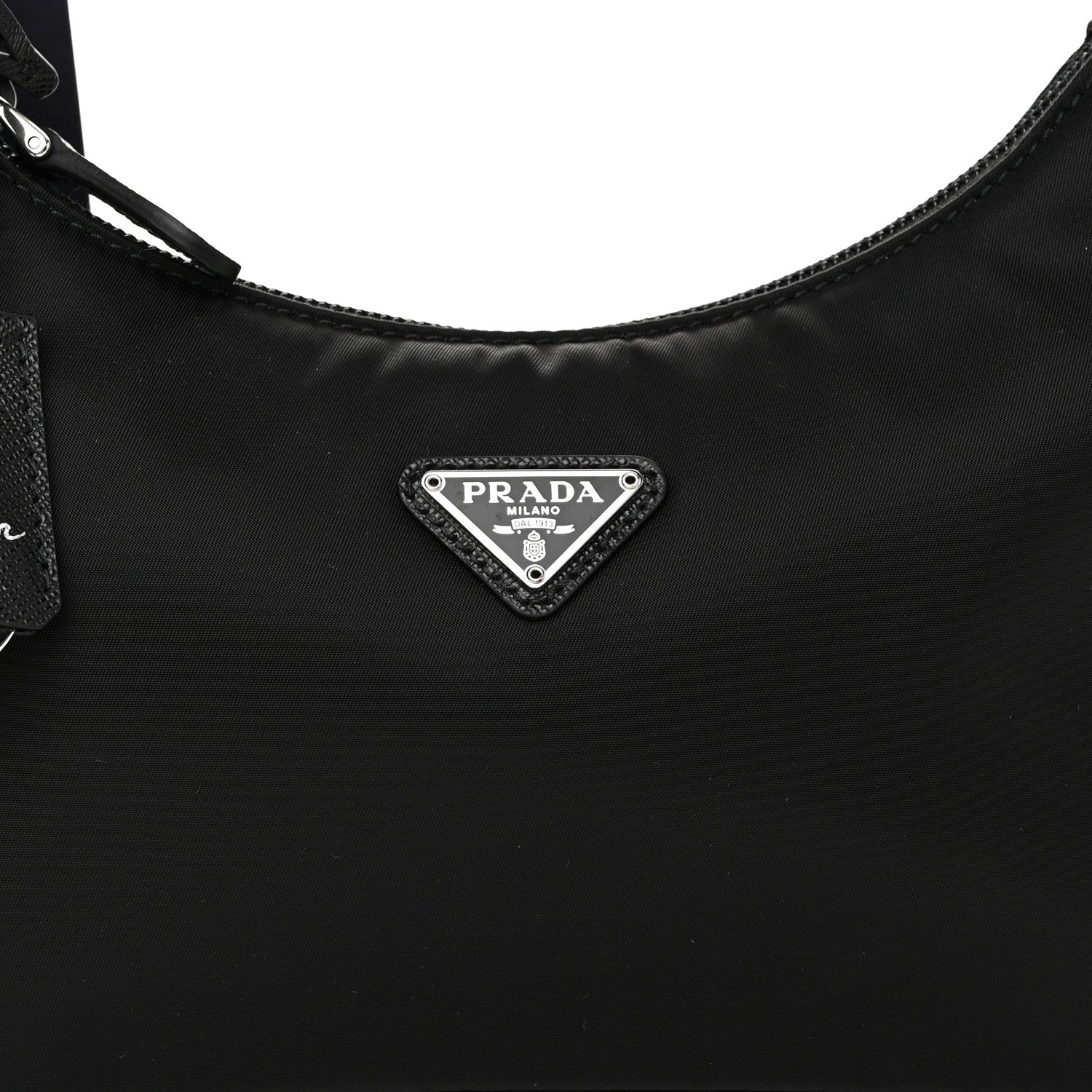 Prada Tessuto Nylon Mini Re-Edition 2000 Bag Black 9 of 12