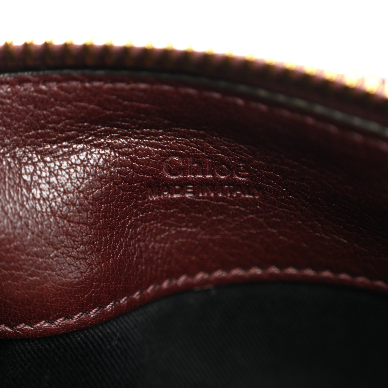 Chloe Calfskin Medium Paddington Satchel Grenat 6 of 9