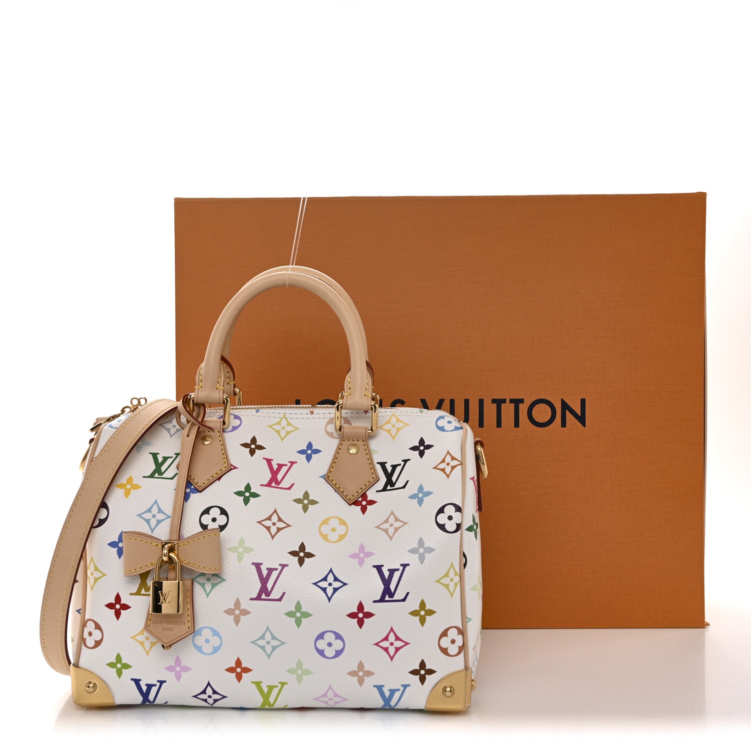 Louis Vuitton LV X TM Monogram Multicolor Speedy Bandouliere 25 White 11 of 11