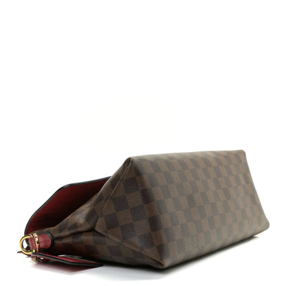 Louis Vuitton Damier Ebene Beaubourg MM Scarlet 4 of 16