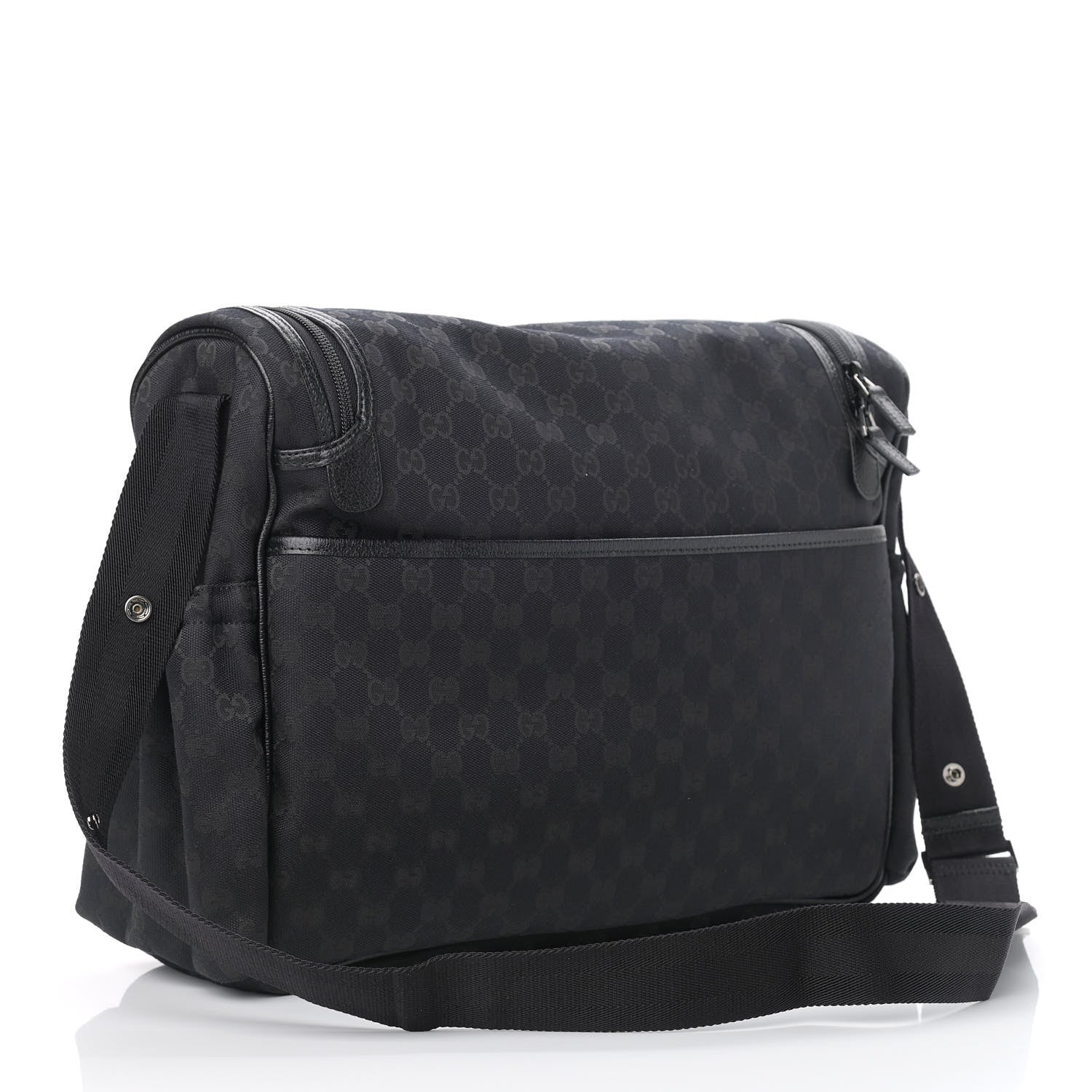 Gucci Monogram Large Diaper Bag Black 4 of 12