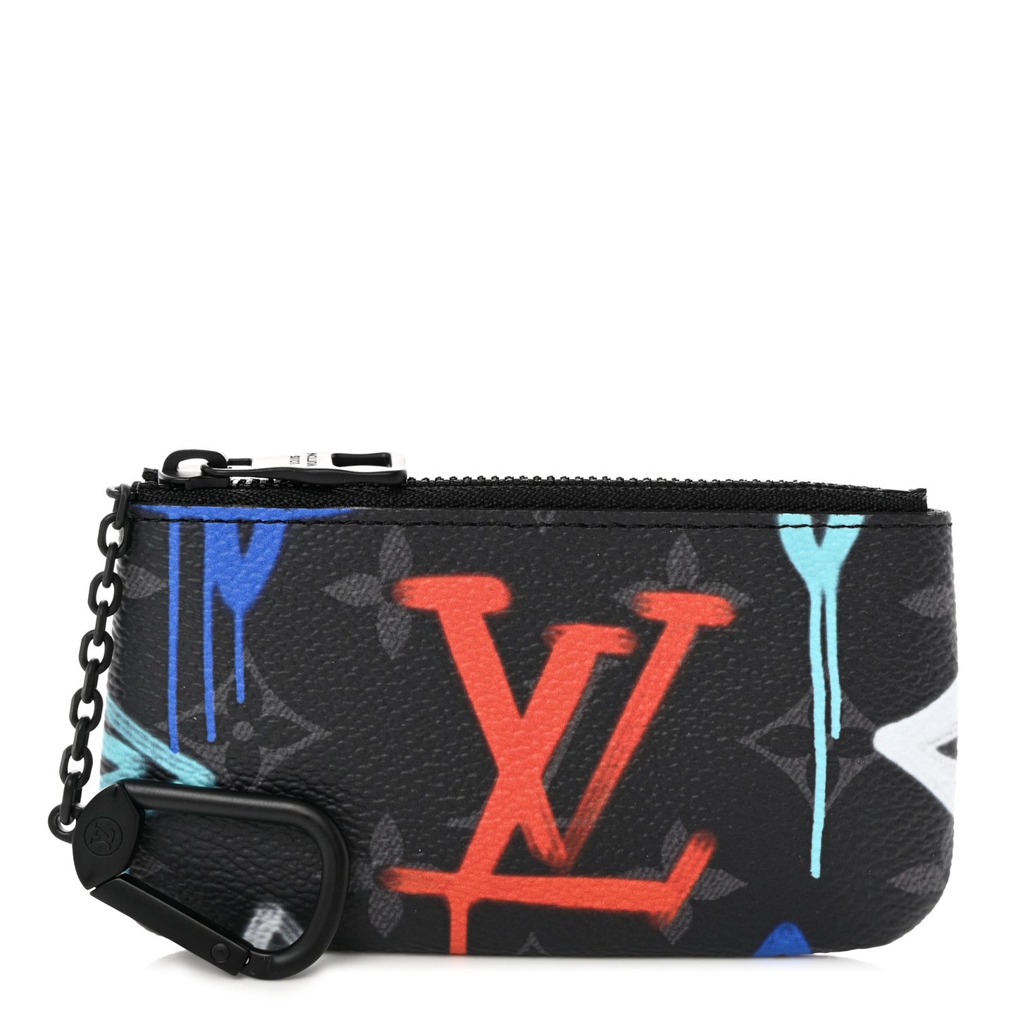 Monogram Eclipse LV Graffiti Key Pouch Multicolor