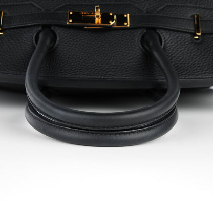 Hermes Taurillon Clemence Birkin 35 Black 17 of 23