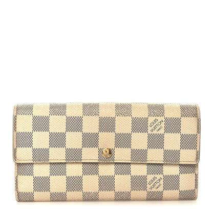 Louis Vuitton Damier Azur Sarah Wallet 1 of 7