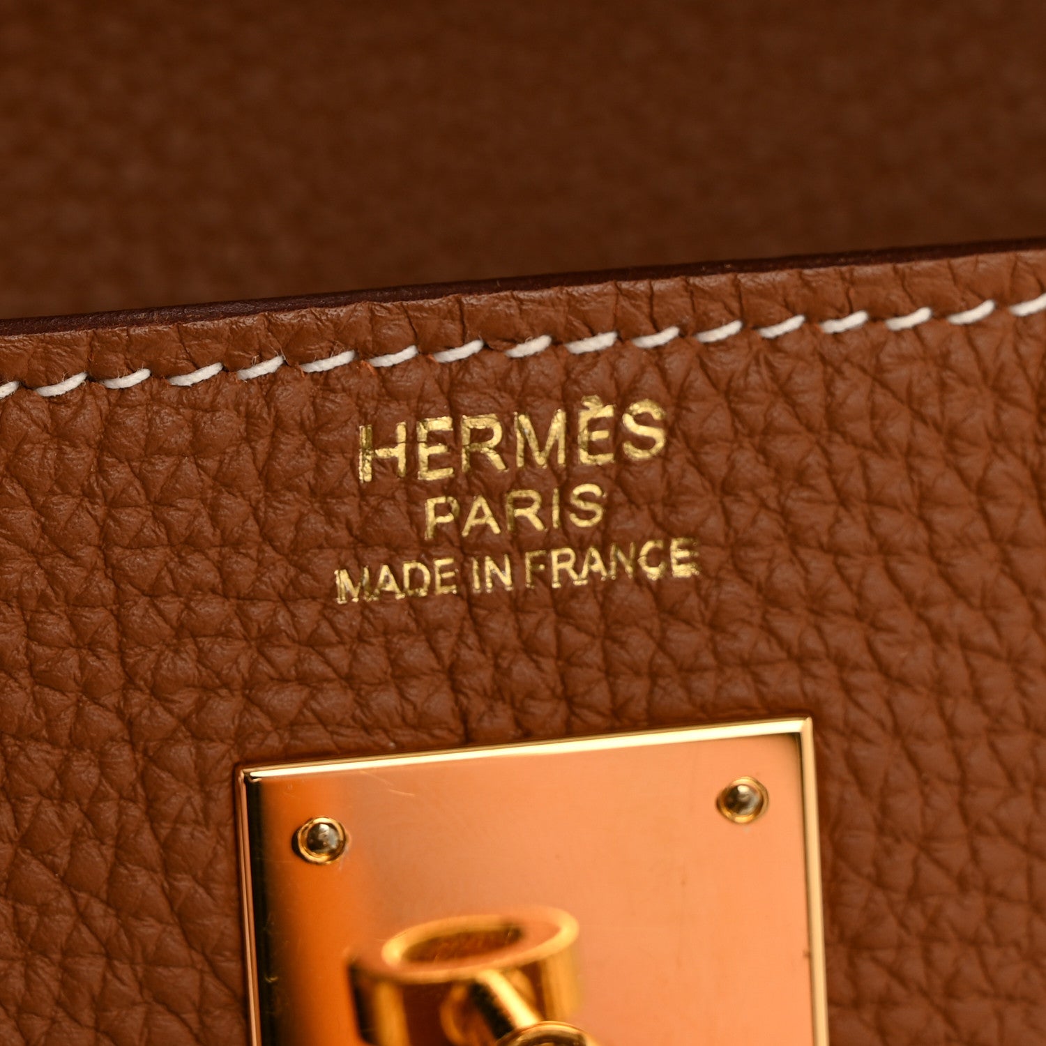 Hermes Togo Kelly Retourne 32 Gold 6 of 14