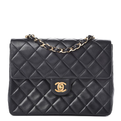 Chanel Lambskin Quilted Mini Square Flap Black 1 of 11