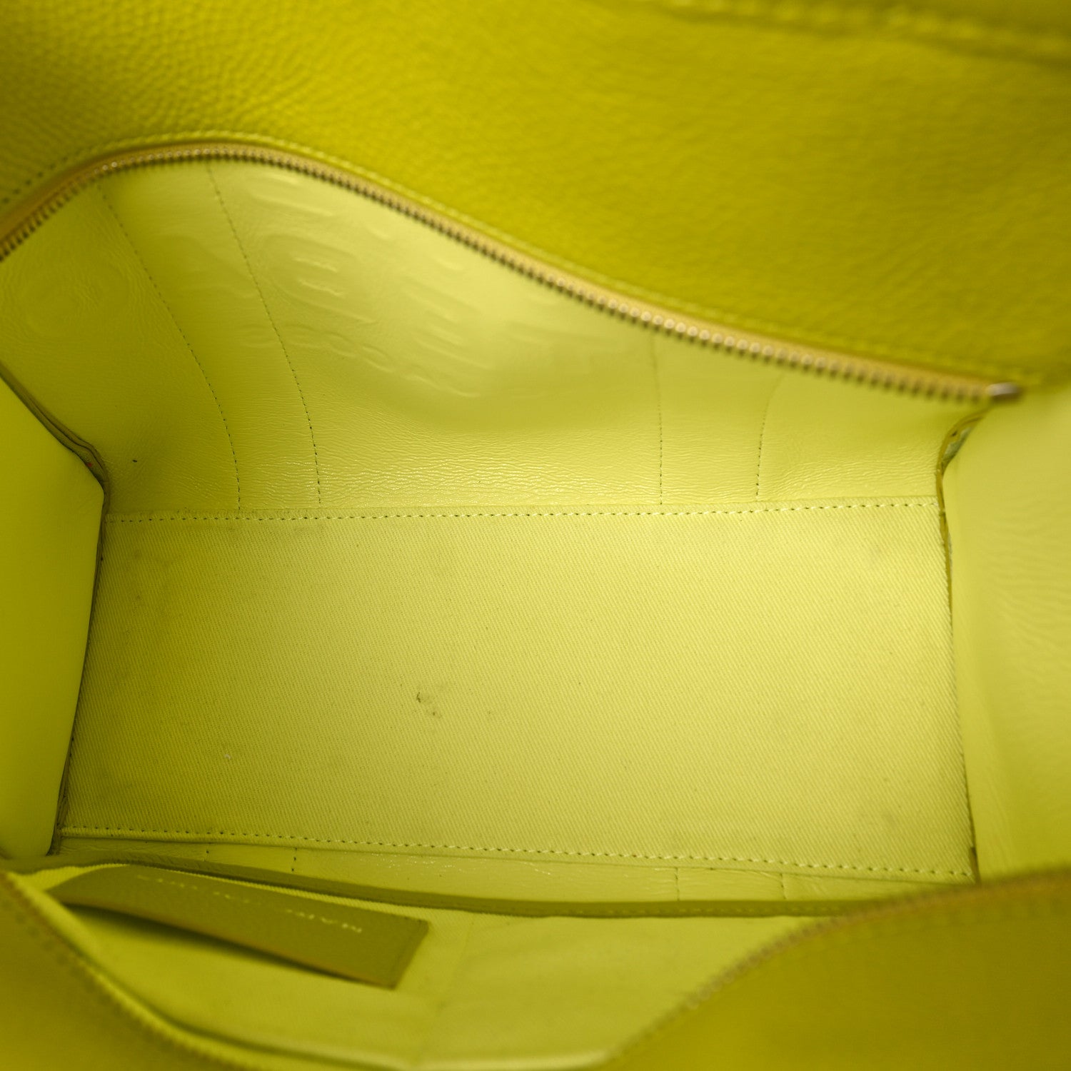 Marc Jacobs Grained Calfskin Medium The Tote Bag Limoncello 5 of 11