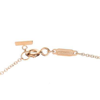 Tiffany 18K Rose Gold Small T Smile Pendant Necklace 5 of 6