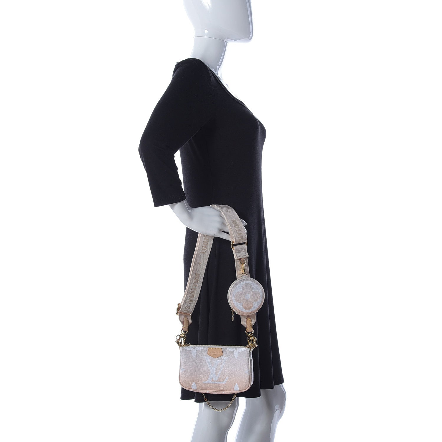 Louis Vuitton Monogram Giant By The Pool Multi Pochette Accessories Brume 2 of 11