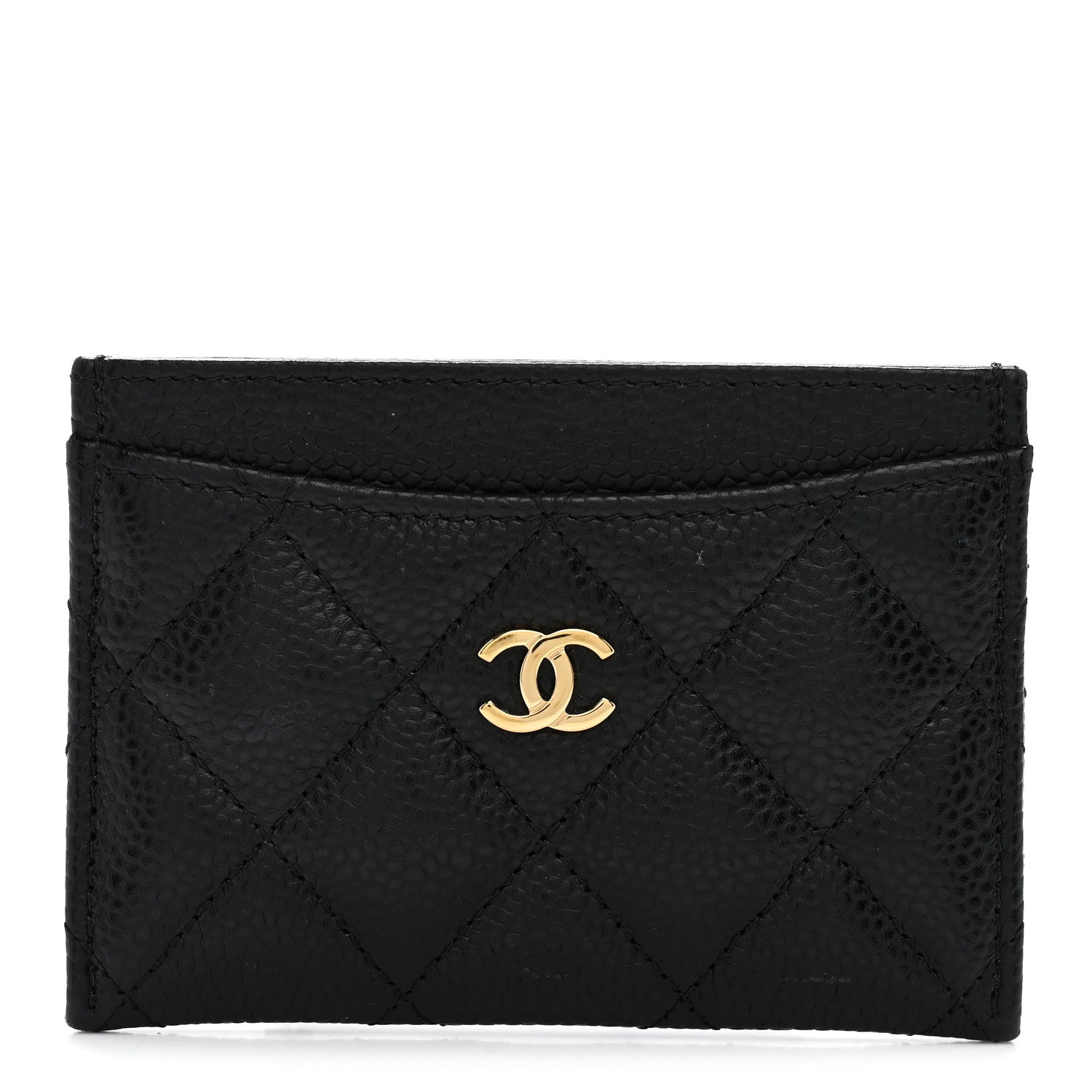 Chanel Caviar Quilted Card Holder Black 1 of 9