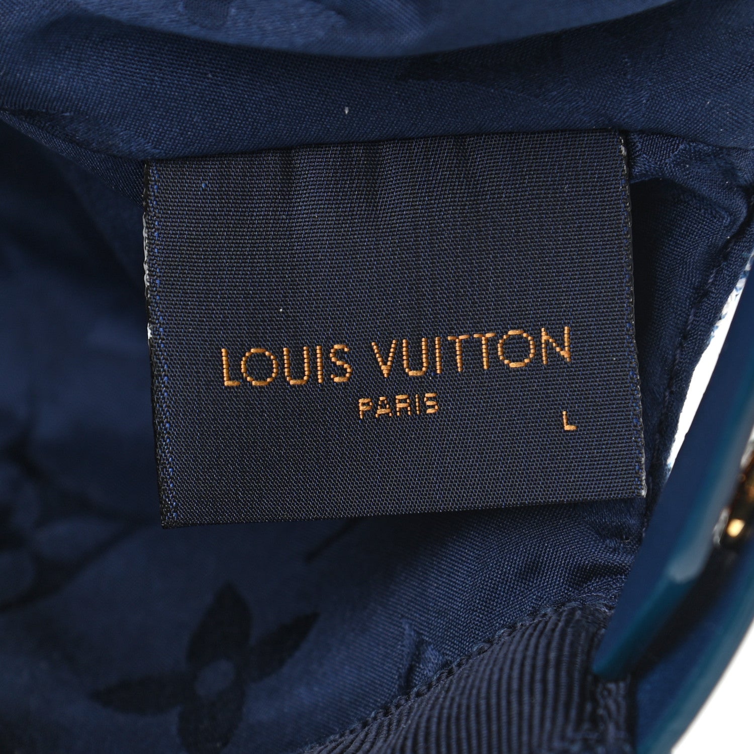 Louis Vuitton Monogram Jacquard Cap L Blue 8 of 8