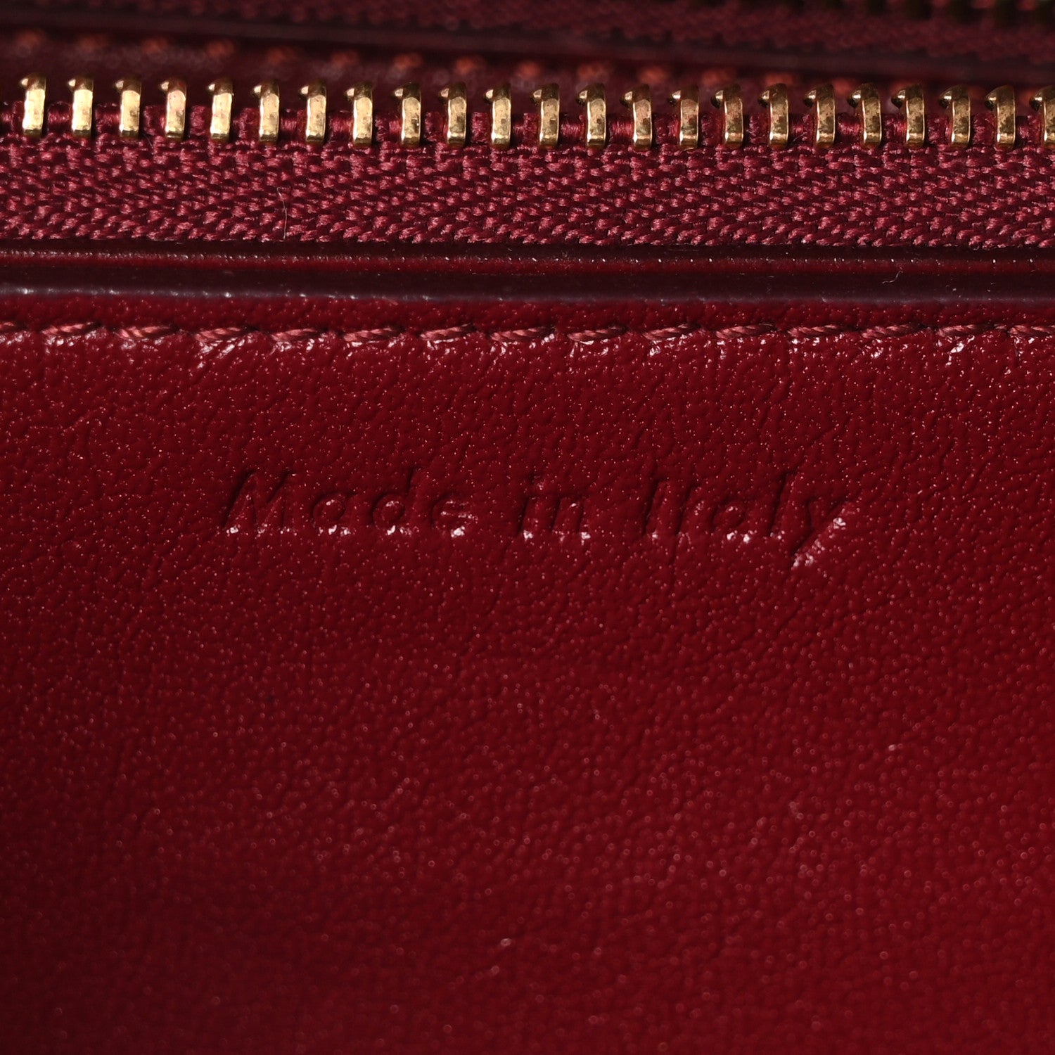 Celine Box Calfskin Medium Classic Box Flap Bag Burgundy 7 of 10