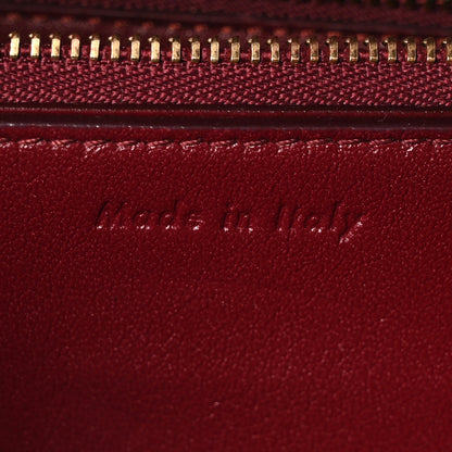 Celine Box Calfskin Medium Classic Box Flap Bag Burgundy 7 of 10