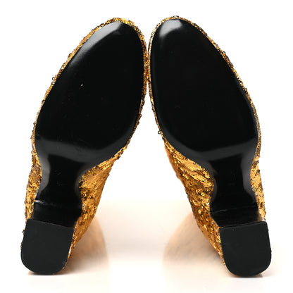 Louis Vuitton Sequin Donna High Boots 36 Gold 5 of 9